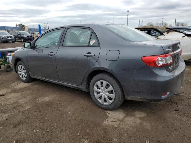 2T1BU4EE9BC683480 - 2011 TOYOTA COROLLA LE BASE GRAY photo 2