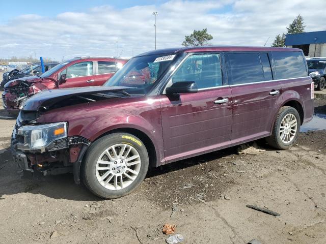 2FMGK5C83JBA11626 - 2018 FORD FLEX SEL BURGUNDY photo 1