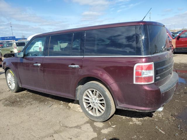 2FMGK5C83JBA11626 - 2018 FORD FLEX SEL BURGUNDY photo 2