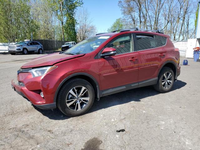 JTMRFREV3JD232116 - 2018 TOYOTA RAV4 ADVENTURE RED photo 1