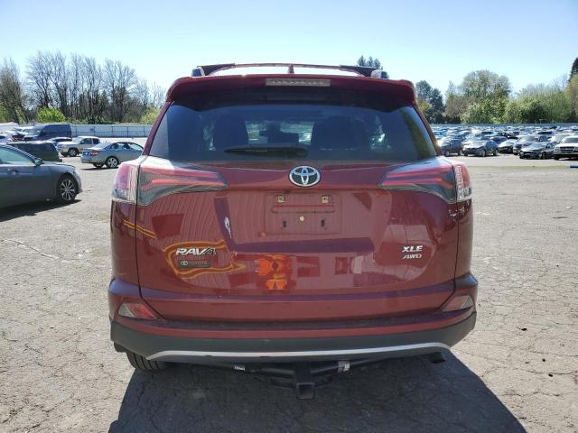 JTMRFREV3JD232116 - 2018 TOYOTA RAV4 ADVENTURE RED photo 6