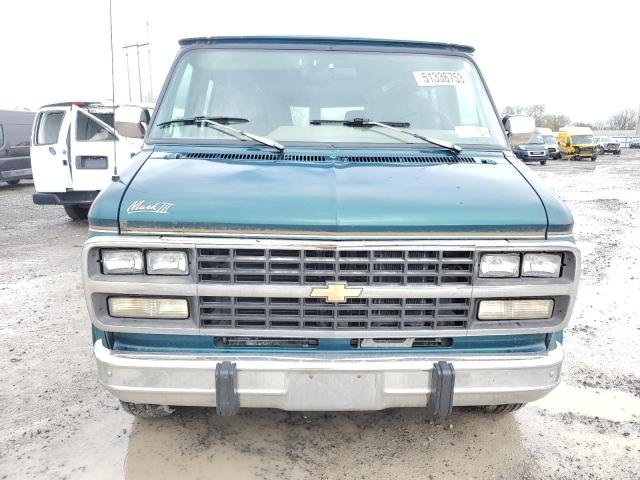 1GBEG25KXSF150287 - 1995 CHEVROLET G20 GREEN photo 5