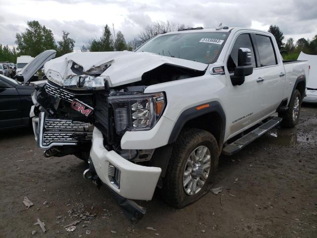 1GT49WEY7NF116339 - 2022 GMC SIERRA K3500 DENALI WHITE photo 1