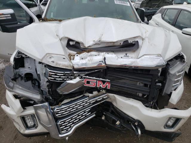 1GT49WEY7NF116339 - 2022 GMC SIERRA K3500 DENALI WHITE photo 11