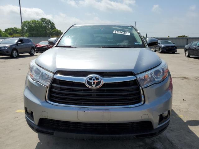 5TDZKRFHXGS178685 - 2016 TOYOTA HIGHLANDER LE SILVER photo 5