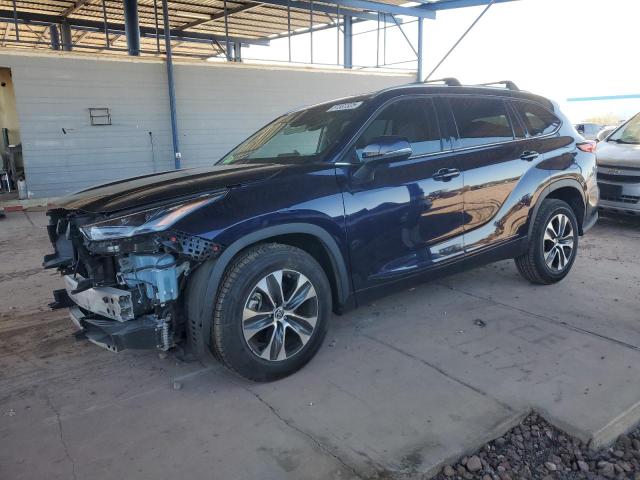 5TDHZRAH9NS093896 - 2022 TOYOTA HIGHLANDER XLE 蓝色 照片 1