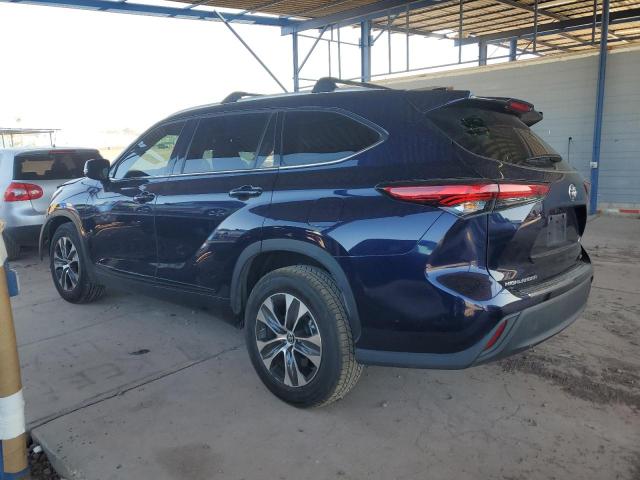 5TDHZRAH9NS093896 - 2022 TOYOTA HIGHLANDER XLE 蓝色 照片 2