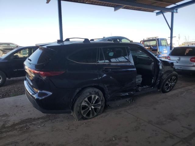 5TDHZRAH9NS093896 - 2022 TOYOTA HIGHLANDER XLE 蓝色 照片 3