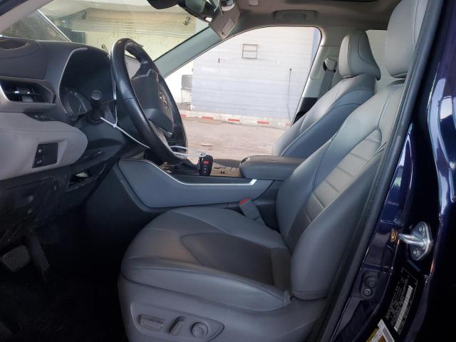 5TDHZRAH9NS093896 - 2022 TOYOTA HIGHLANDER XLE 蓝色 照片 7