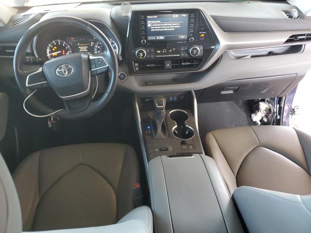 5TDHZRAH9NS093896 - 2022 TOYOTA HIGHLANDER XLE 蓝色 照片 8