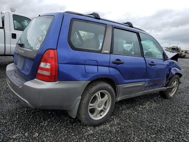 JF1SG65644H701321 - 2004 SUBARU FORESTER 2.5XS Azul foto 3