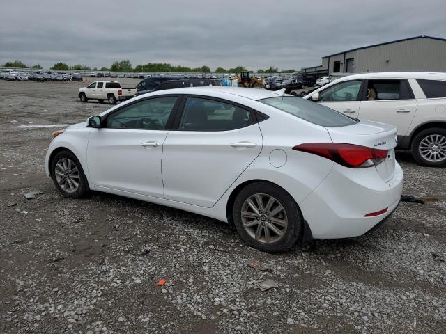 5NPDH4AEXFH624752 - 2015 HYUNDAI ELANTRA SE WHITE photo 2