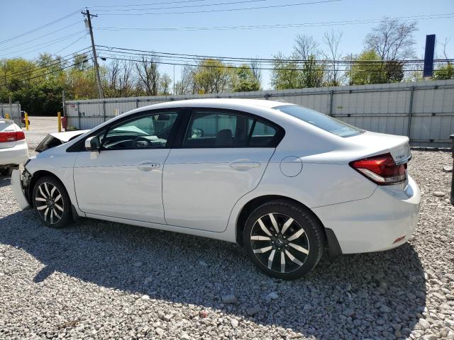 19XFB2F98FE074983 - 2015 HONDA CIVIC EXL თეთრი ფოტო 2