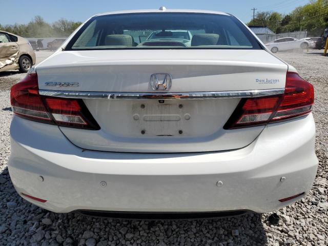 19XFB2F98FE074983 - 2015 HONDA CIVIC EXL თეთრი ფოტო 6