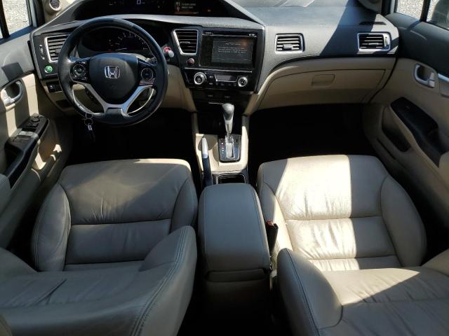 19XFB2F98FE074983 - 2015 HONDA CIVIC EXL თეთრი ფოტო 8