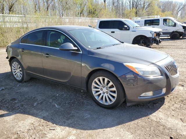 W04GN5EC5B1109030 - 2011 BUICK REGAL CXL GRAY photo 4