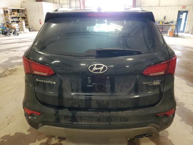 5NMZWDLA1JH080492 - 2018 HYUNDAI SANTA FE S BLACK photo 6