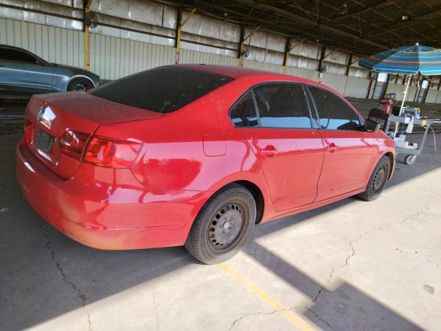 3VW2K7AJ6EM392339 - 2014 VOLKSWAGEN JETTA BASE 红色 照片 3