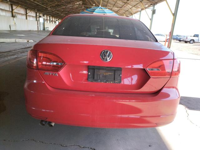 3VW2K7AJ6EM392339 - 2014 VOLKSWAGEN JETTA BASE 红色 照片 6