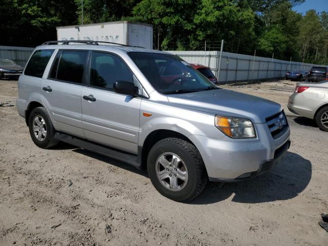 5FNYF28177B000308 - 2007 HONDA PILOT LX SILVER photo 4