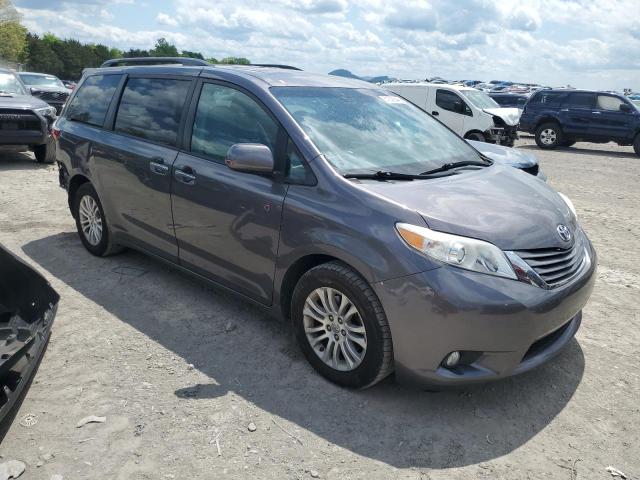 5TDYK3DC4FS638387 - 2015 TOYOTA SIENNA XLE GRAY photo 4