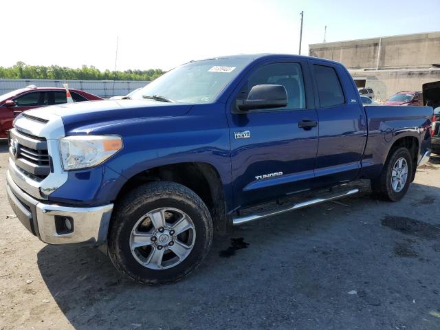 5TFUY5F1XFX438841 - 2015 TOYOTA TUNDRA DOUBLE CAB SR/SR5 BLUE photo 1