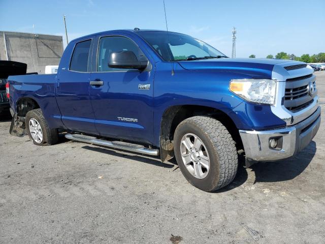 5TFUY5F1XFX438841 - 2015 TOYOTA TUNDRA DOUBLE CAB SR/SR5 BLUE photo 4