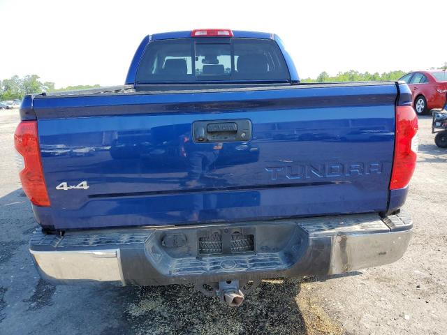 5TFUY5F1XFX438841 - 2015 TOYOTA TUNDRA DOUBLE CAB SR/SR5 BLUE photo 6