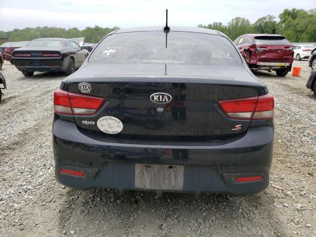 3KPA24AB2KE236021 - 2019 KIA RIO S BLACK photo 6