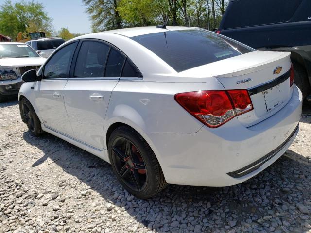 1G1PF5SC3C7377590 - 2012 CHEVROLET CRUZE LT WHITE photo 2