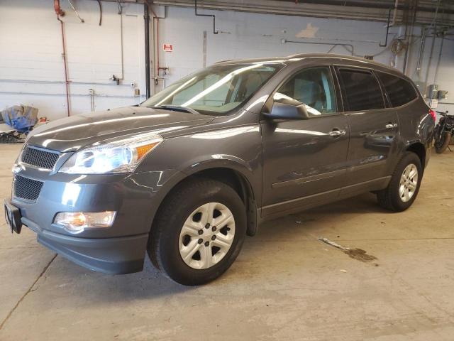 1GNKREED0CJ412593 - 2012 CHEVROLET TRAVERSE LS GRAY photo 1