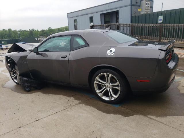 2C3CDZBT9NH187906 - 2022 DODGE CHALLENGER R/T GRAY photo 2