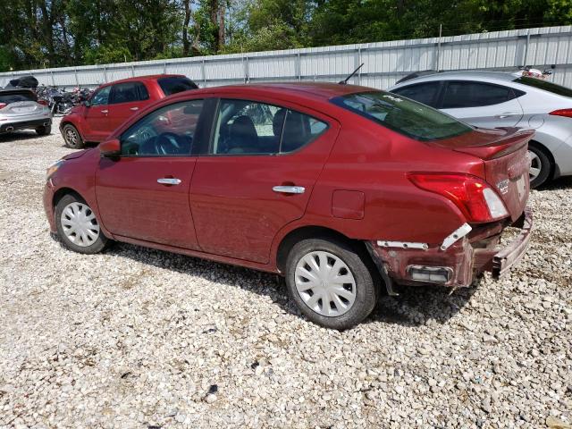 3N1CN7AP1KL850425 - 2019 NISSAN VERSA S RED photo 2