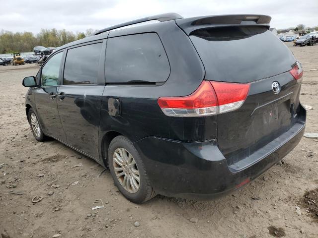 5TDYK3DCXES461827 - 2014 TOYOTA SIENNA XLE BLACK photo 2