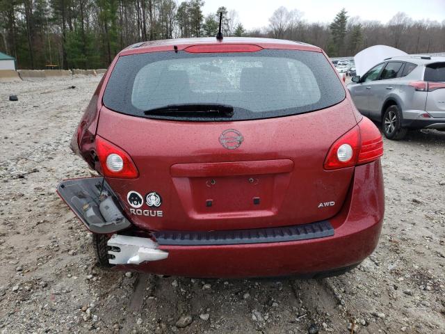 JN8AS5MV9AW147518 - 2010 NISSAN ROGUE S RED photo 6