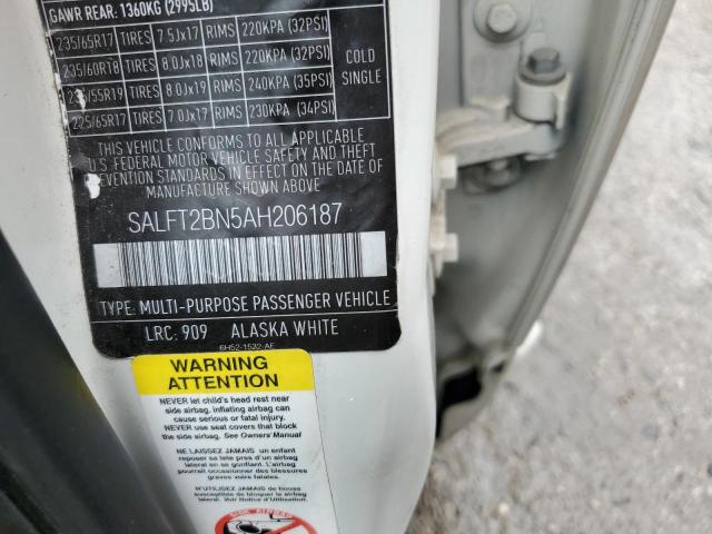 SALFT2BN5AH206187 - 2010 LAND ROVER LR2 HSE TECHNOLOGY WHITE photo 13