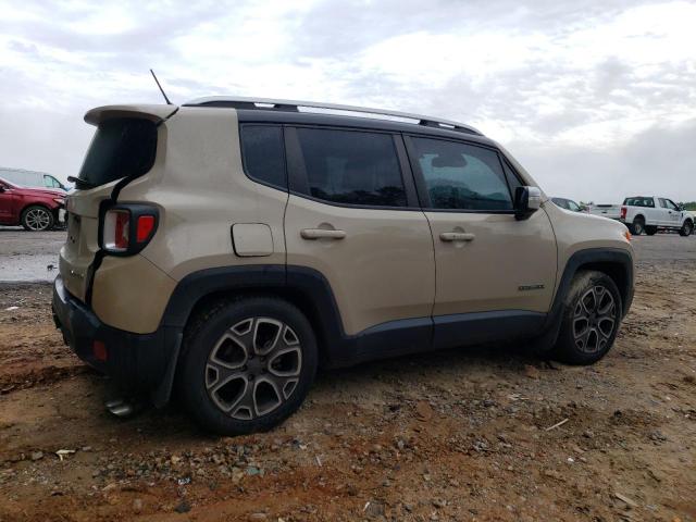 ZACCJADT9FPC39120 - 2015 JEEP RENEGADE LIMITED TAN photo 3