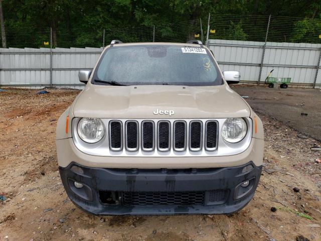 ZACCJADT9FPC39120 - 2015 JEEP RENEGADE LIMITED TAN photo 5