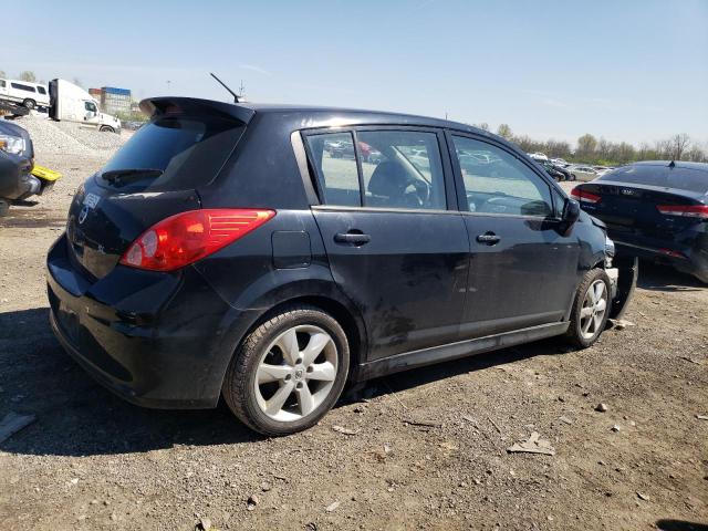 3N1BC1CP0BL412345 - 2011 NISSAN VERSA S BLACK photo 3