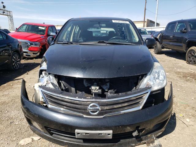 3N1BC1CP0BL412345 - 2011 NISSAN VERSA S BLACK photo 5