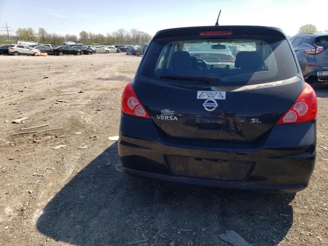 3N1BC1CP0BL412345 - 2011 NISSAN VERSA S BLACK photo 6