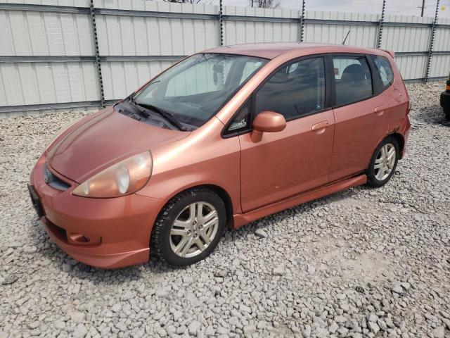 JHMGD386X7S028057 - 2007 HONDA FIT S ნარინჯისფერი ფოტო 1
