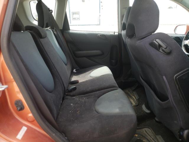 JHMGD386X7S028057 - 2007 HONDA FIT S ნარინჯისფერი ფოტო 10