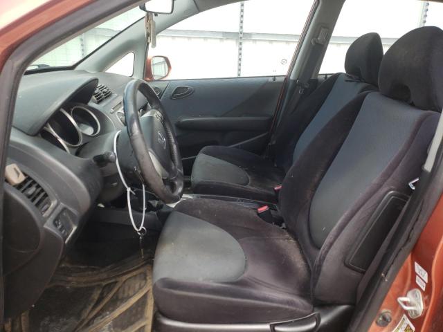 JHMGD386X7S028057 - 2007 HONDA FIT S ნარინჯისფერი ფოტო 7