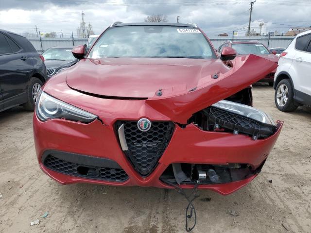 ZASFAKBN9J7B91042 - 2018 ALFA ROMEO STELVIO TI RED photo 5