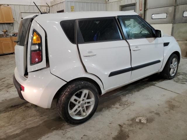 KNDJT2A28B7276086 - 2011 KIA SOUL + WHITE photo 3