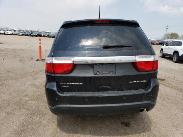 1C4RDJEG0CC127129 - 2012 DODGE DURANGO CITADEL BLACK photo 6