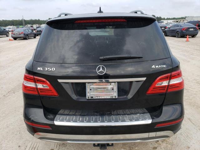 4JGDA5HB4CA045860 - 2012 MERCEDES-BENZ ML 350 4MATIC BLACK photo 6