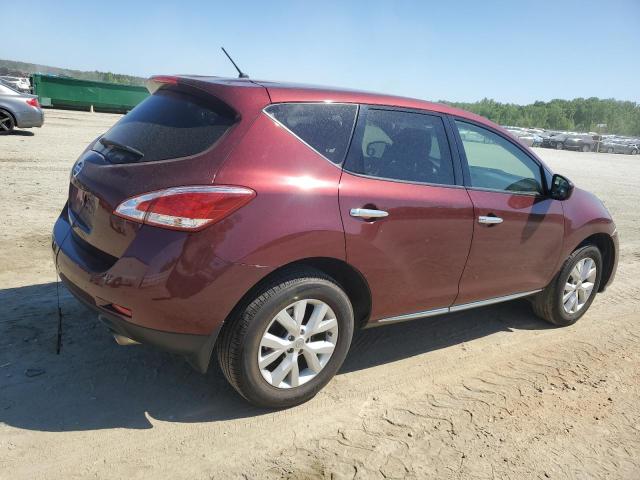 JN8AZ1MUXCW116972 - 2012 NISSAN MURANO S BURGUNDY photo 3