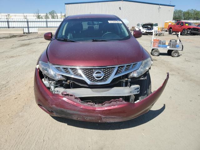 JN8AZ1MUXCW116972 - 2012 NISSAN MURANO S BURGUNDY photo 5